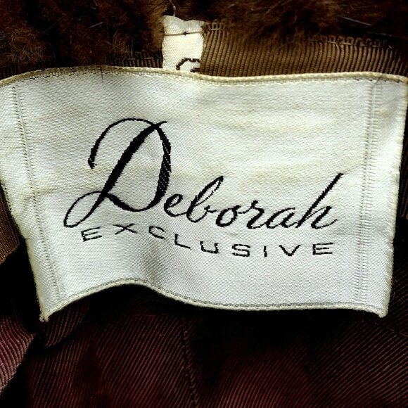 Vintage 1960s Mahogany Brown Mink Fur Cloche Hat Snow Bunny Old Hollywood Style - Picture 4 of 13